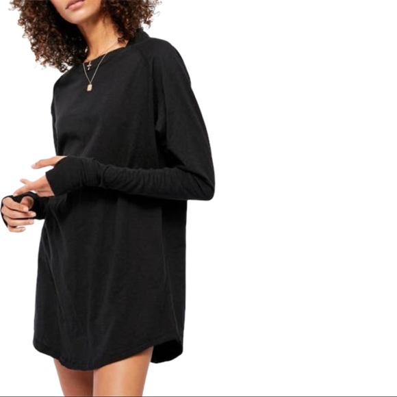 NEW Free People We The Free Arden Tee - Black - Picture 3 of 16